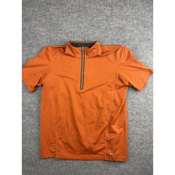 REI Pullover Shirt Mens Large Half Zip Performance Outdoor Hiking Athletic - Picture 1 of 5